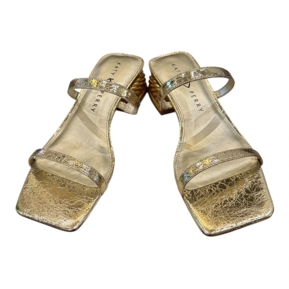 Katy Perry Collections The Framing Gold Women's Slide Sandals 9 — image 3 of 6